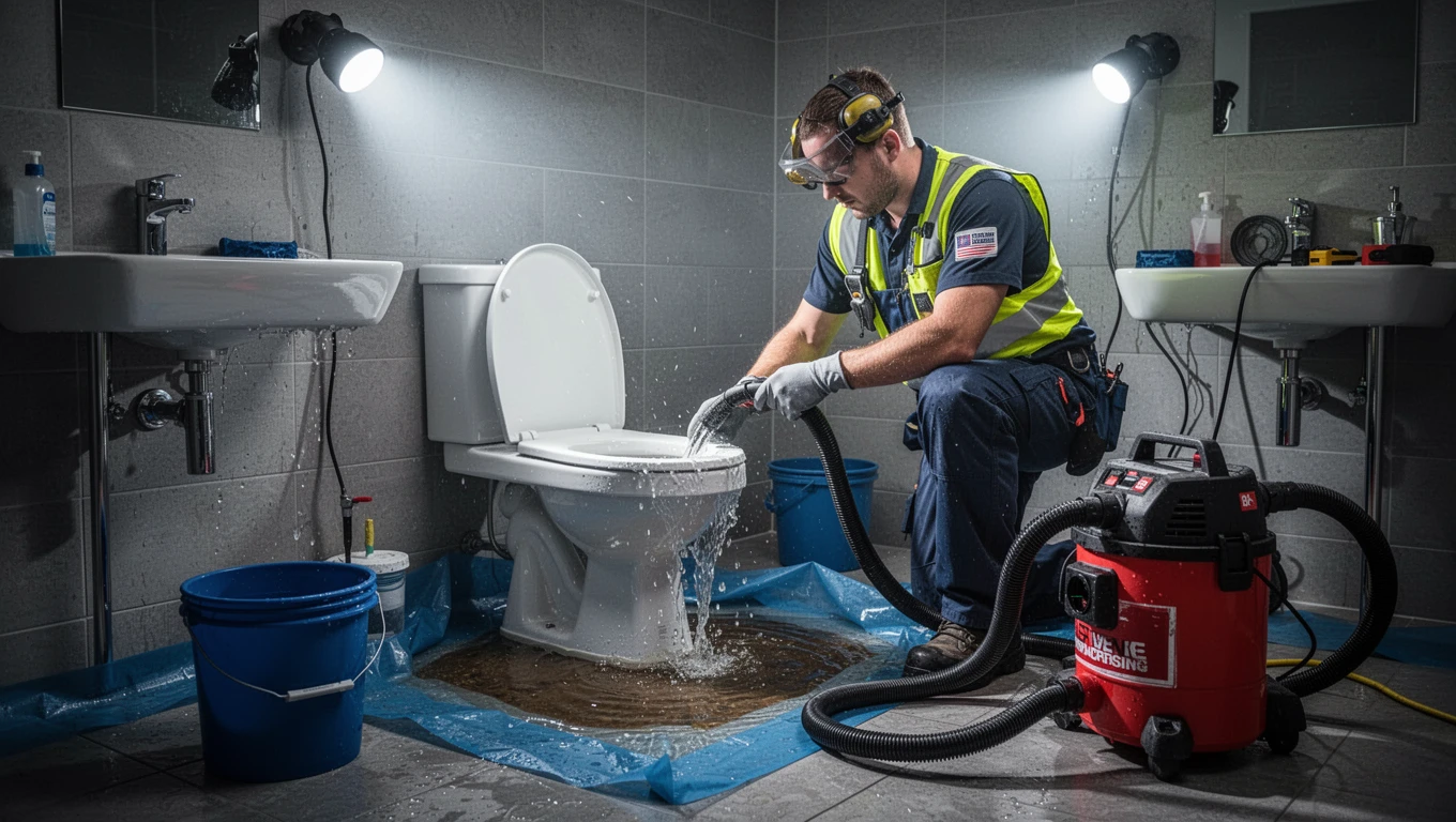 Overflowing Toilet Repair
